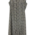 Vintage‎ Y2K 90's J.B.S. Ltd Women's Dress Animal Print Strappy Back Size 8 Black Photo 0