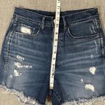 3 x 1 made here distressed high waisted denim shorts size 25 Photo 6