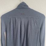 Lululemon Black Dark Grey Cashmere Blend Express Yourself Open Drape Cardigan Photo 9