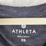 Athleta  Long Sleeve Shirt Women's Size XS Gray/Blue Photo 3