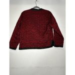 Alfred Dunner Jacket Women's Quilted Boho Grunge Black Dark Goth Vampire Red Size 8P Photo 9