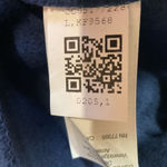 J.Crew  Women's Striped Button-Shoulder Crewneck Pullover Sz L‎ Blue Long Sleeve Photo 13