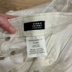 Veronica Beard  Debbie Skinny High Rise Jeans White Ankle Button Fly Size 26 Photo 8