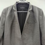 Lafayette 148 Wool Black & White Printed Single Button Long Sleeve Blazer Sz‎ 12 Photo 1