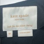 Kate Spade Magdalena Black Polka Dot Dress with Bow Detail at Waist Size 10 Photo 7