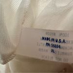 Whimsigoth Fairycore Vintage White Lace Trim Slip Skirt Women Sz XL Made In USA Photo 7