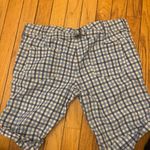 American Eagle Y2K Blue Checkered womens Shorts Photo 3