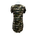 Sanctuary Women's Camouflage T-Shirt Dress Green Short Sleeve Standard Size S Photo 3