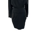 Stella McCartney Stella McCartney Dress Plunging V Neck Zipper Pockets Black Size 38 US 2 4 Photo 3