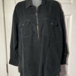 Aerie NWT Brown Corduroy Pullover 1/4 Zip Long Sleeve Top Shirt Casual XS Photo 0