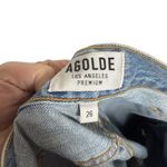 AGOLDE Women’s Jaime High Rise Distressed Straight Jeans in Light Wash Size 26 Photo 5