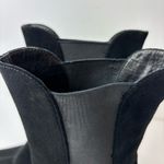 Cole Haan  Nike Air Mid‎ Calf Boots Shoes Black Suede Wedge Stretch Size 9.5B Photo 9