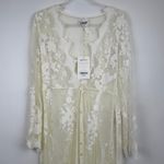 Arnhem Lace Bohemian Maple Maxi Dress Kimono Duster White Festival Size 6 NWT Photo 5