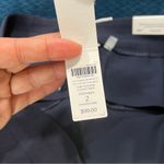 Chico's So Slimming 360 Brigitte Geo Crochet Slim Ankle Pull-On Pants Navy 12T Photo 9