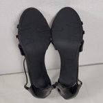 Fergalicious Patent Leather Black Strappy Heel Sandals By  Fergie Maya Size 9M Photo 6