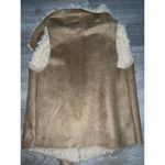 Xhilaration  Brown Faux Fur Sweater Vest Photo 3