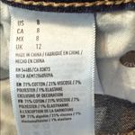 American Eagle Hi-Rise Shortie Floral Embroidered Denim Shorts Size 8 Photo 6