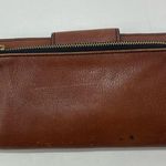 Fossil  Leather Wallet Multi Color Brown Black Snap Card Holder Coin Zip Purse Photo 3