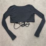 Joah Brown  Ribbed Wrap Top! Photo 1