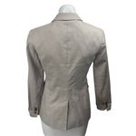 J.Crew Women's Beige Two Button Notch Collar Long Sleeve Blazer Coat Jacket Sz 0 Photo 1