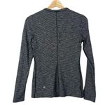 Lululemon  Kitsilano Coco Pique Black White Fitted Long Sleeve 4 Photo 4