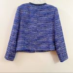 J.Crew Rack Tweed Blazer Royal Blue/Multi-Color Photo 6
