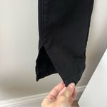 We Wore What  Mom Slit Straight Black Jean Photo 6