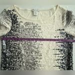 Joan Vass Sequin Long Sleeve Dress L/G Photo 3