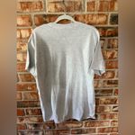 Gildan  Gray Tee with Pink and Black cow print Smiley Photo 1