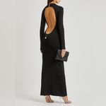 Galvan London x Revolve Athena Pearl Dress in Black, NWT, Size S Black Photo 3