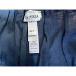 La Perla Blue Linen Elastic Waist Shorts FR 36/ US 4 Photo 3