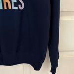 Gildan Fall Themed Screen Print Crewneck Sweatshirt in Navy Photo 5