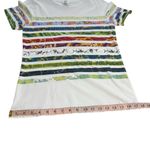 Rosie Assoulin‎ Fall/Winter 2018 Designer Striped Multicolored Print Bedazzled S White Photo 9