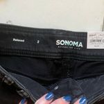 Sonoma NWT! Faded Black Relaxed High Rise Pleaded Front Jean Size 2 Photo 2