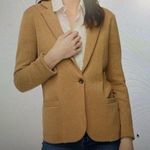 J.Crew  Schoolboy Sweater-Blazer size XS  Camel Cotton Photo 0