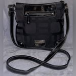 Nine West Black Geometric Squares Crossbody Photo 0