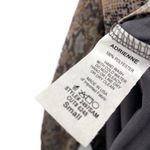 Adrienne Snake Skin Print Puff Balloon Sleeve Blouse Mobwife Top Animal Print Photo 9