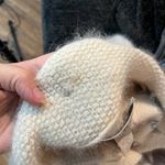 EXPRESS Vintage  cottagecore handknit silk angora blend patterned cardigan Photo 4