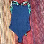 Free People  -Eyes For U Halter Bodysuit - Navy Combo Photo 2