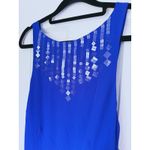 Susana Monaco NWT Royal Blue Sequin Mini Dress 4 Cocktail Party Gatsby Event Photo 5