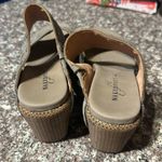 Naked Feet Silver Shimmery Wedges Size 6 Photo 5