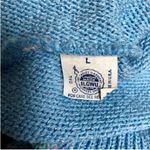 James Kenrob Vintage 70s  by Dalton Chevron Baby Blue Short Sleeve Sweater Vest L Photo 8