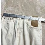 Madewell ‎ Mid-Rise Perfect Vintage Jeans Women's 27 Cream Tapered Mom NWT Photo 8