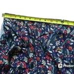 ZARA  Skort Skirt Short Front Knot Skirt Floral Knee Open Front Women's M Floral Photo 7