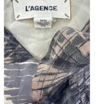 L'Agence  - Jane Spaghetti Strap Silk Top in Rutabaga Multi Photo 1