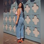 Big Bud Press Indigo Denim Original Overalls 100% Cotton Light Wash 2XL EUC Blue Size 2X Photo 9