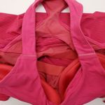 Athleta  Pink Orange Workout Racerback Tank Top Women's Size Small Athletic Photo 5