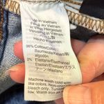 Madewell The High Rise Slim Boy Jean Women's Blue Denim Frayed Hem Size 30T Photo 4