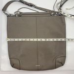 Rebecca Minkoff Crossbody Reagan Leather Hobo Shoulder Bag Smokey Taupe Purse Photo 9
