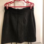 Black Suede Mini Skirt Photo 2